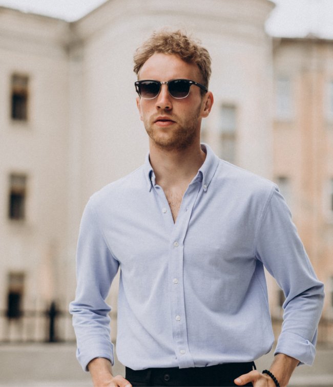 solid-shirt-blue Solid Shirt
